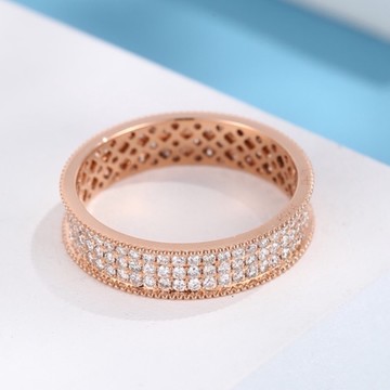 璽朵珠寶 [ 18K金 鑽石 線戒 ] 無限戒 微鑲工藝 經典設計 婚戒顧問 鑽石權威 婚戒第一品牌 鑽戒 婚戒 GIA