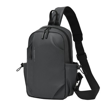 時尚防潑水皮膜胸包挎包