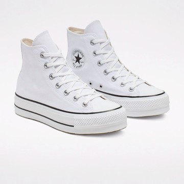 CONVERSE All Star Lift經典厚底小白鞋 女鞋-TW560846C