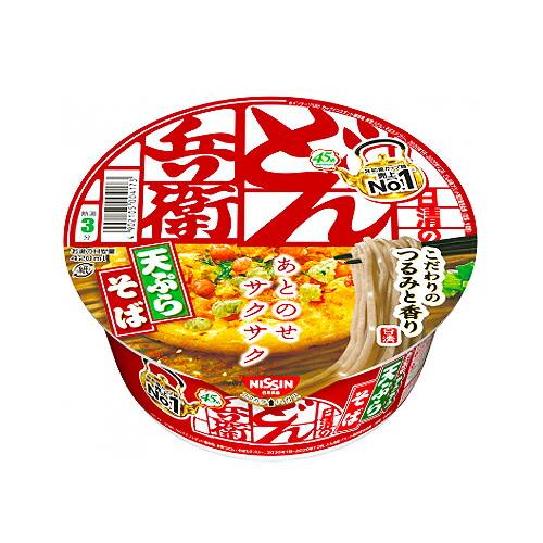 日清食品 日清のどん兵衛 天ぷらそば 100g ×24個(2ケース)  サクサクの天ぷら  昆布とかつおのだし  天ぷらそば  西日本流通版