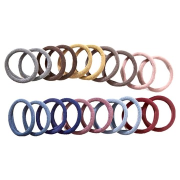 小麥購物 韓系髮圈 Y393 20入  莫蘭迪色