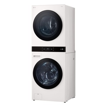 【LG 樂金】22公斤+20公斤 WashTower AI 智控洗乾衣機第二代 雲霧白WD-S2220EW