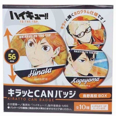 ハイキュー 烏野 ロンステ メタカ キラコレ 缶バッジ ぱしゃこれ