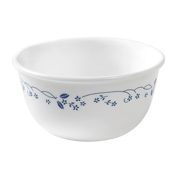 Corelle Brands 康寧餐具 中式碗 耐用 適用於微波爐  古典藍色  1個