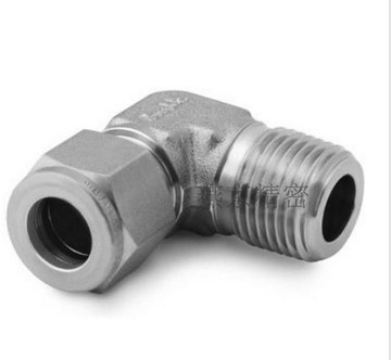 SS-1210-2-12不銹鋼PARKER卡套管接頭， 外螺紋彎頭3/4 x 3/4