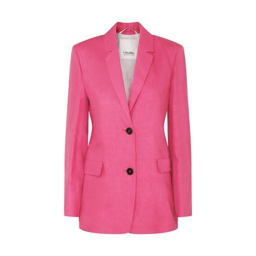 S Max Mara - Fuchsia Linen Blazer