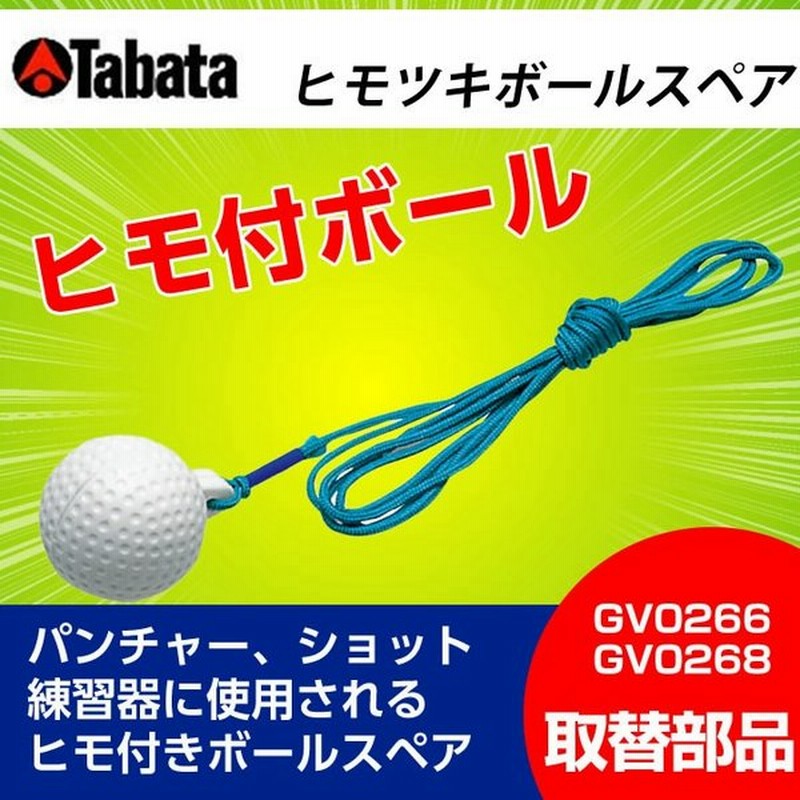 タバタ Tabata ゴルフ 練習用 練習器具 トレーニングボール 練習器 ヒモツキボールスペア Gv0277 通販 Lineポイント最大0 5 Get Lineショッピング