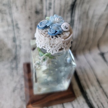 鐵線蓮|三色堇|雪花|雪之妖精 浮游花 人手鉤織