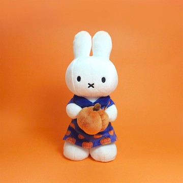 BON TON TOYS Miffy米菲兔填充玩偶-南瓜洋裝 24cm