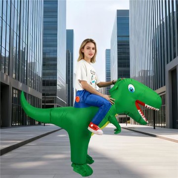 大頭恐龍衣服充氣服兒童人偶搞怪萬圣節幼兒園演出服裝戶外表演服