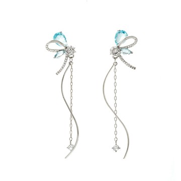 [銀針] 優雅起舞耳環 / Elegant Dancing Earring