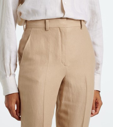 Loro Piana Neo Derk linen crêpe straight pants
