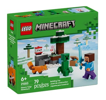 【LEGO 樂高】磚星球〡 21583 當個創世神 史提夫的針葉林地大冒險 Steve's Taiga Adventure