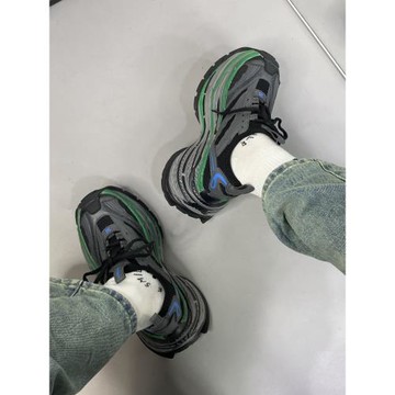 2025夏季新款老爹鞋女超高厚底小個子增高做舊復古休閑運動鞋ins