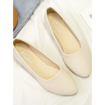 春夏季單鞋女軟皮奶奶鞋休閑女平底鞋方頭淺口豆豆懶人鞋時尚潮鞋