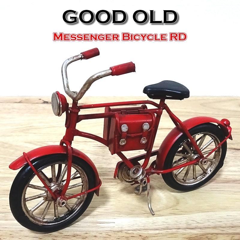 アンティーク 自転車 ブリキ オブジェ おもちゃ グッドオールド Messenger Bicycle RD ビンテージ 可愛い アメリカン 雑貨