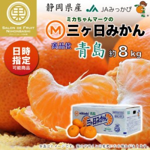 [予約 2023年 12月27日-12月31日の納品] 三ケ日みかん 青島 約 8kg 静岡県産 高品位 JAみっかび 三ヶ日みかん 青島みかん 蜜柑 ギフト