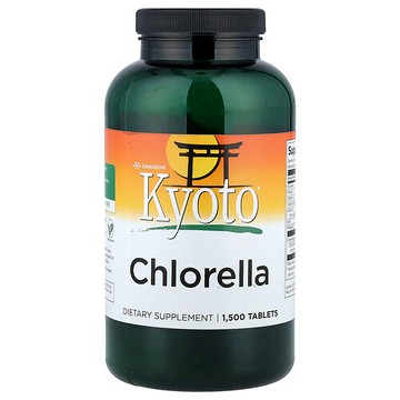 Swanson Vitamins, Kyoto® 小球藻，1,500 片