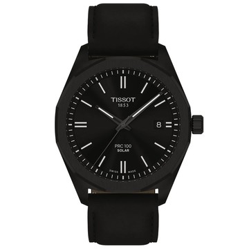 TISSOT天梭 PRC 100 簡約時尚太陽能腕錶 39mm/T1514223605100