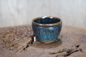 【送禮好物】80ml 天目釉 日式手工茶杯 酒杯 鶯歌葉敏祥手作