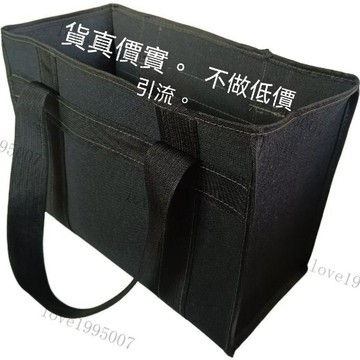 新款加厚耐用黑帆布手提工具包多功能維修收納大容量便攜 工具包 工具收納包 工具袋 五金工具包 維修收納包 維修工具包