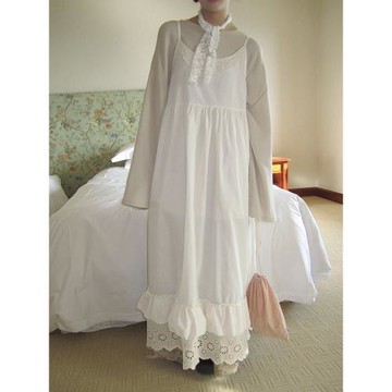 3months疊穿吊帶連衣裙2025年新款春季寬松顯瘦設計感吊帶裙裙子