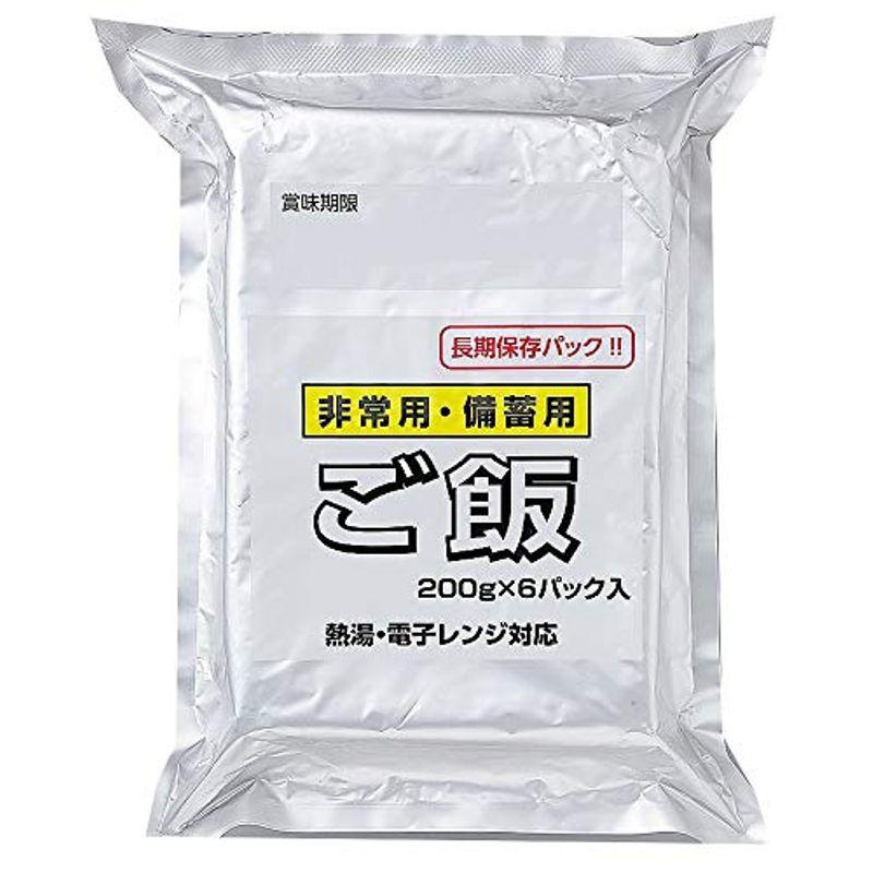 越後製菓 非常用・備蓄用白飯 200g×6 まとめ買い(×3)