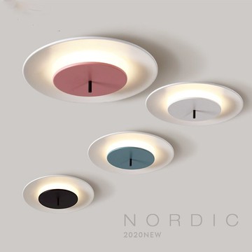 UFO吸頂燈圓形現代簡約創意個性兒童房間燈網紅北歐臥室燈