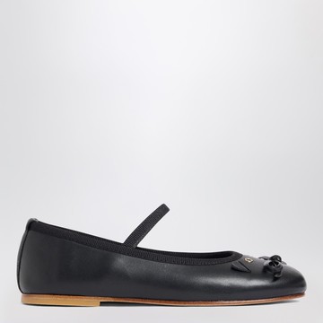 Joie black leather ballet flats