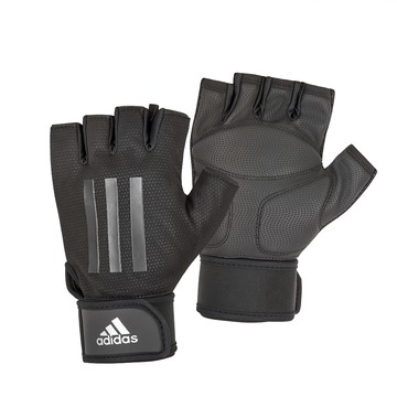 adidas 愛迪達 進階加長防護手套  S(17 x 9.5 x 4.5cm)  極致灰  1雙