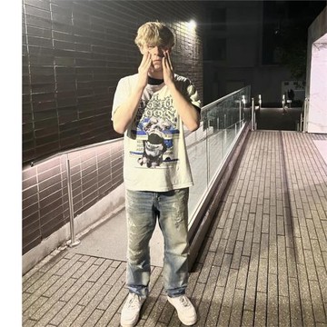 KK111 Ken Carson A Great Chaos LA Tee 黑白情侶T恤短袖