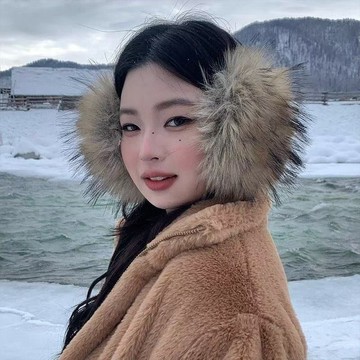 🌟臺灣出貨🌟狐狸毛絨可愛耳罩保暖護耳耳套ins毛耳包y2k辣妹棕色防凍耳暖耳罩 耳罩 耳罩保暖 保暖耳罩 毛毛耳罩