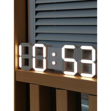 插電 LED發光 3D立體 WIFi對時 客廳萬年歷電子鐘WIFI鐘 正常插座