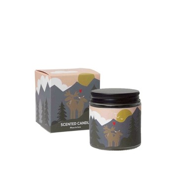 北歐駝鹿香氛蠟燭-森林