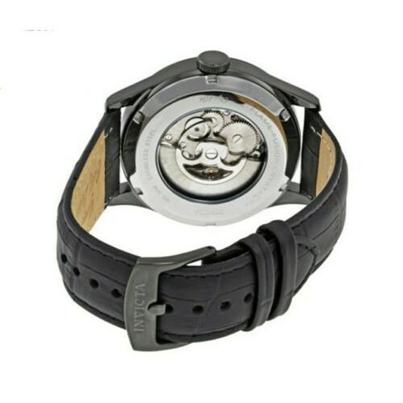 INVICTA 腕時計 自動巻き Objet D Art 22597 レザーFlowerHill