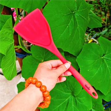 德國Fissler菲仕樂紅色硅膠鏟炒菜鏟子家用多功能不粘鍋專用鍋鏟