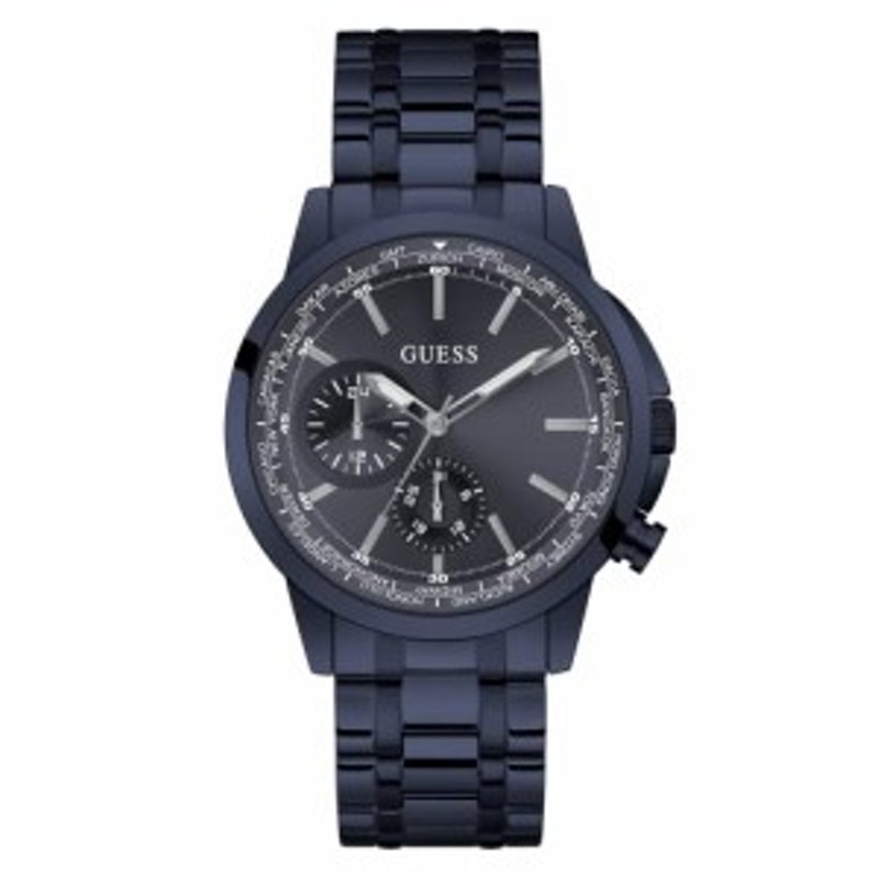 腕時計 ゲス GUESS GUESS Men's 44mm Watch - Navy Strap Navy Dial