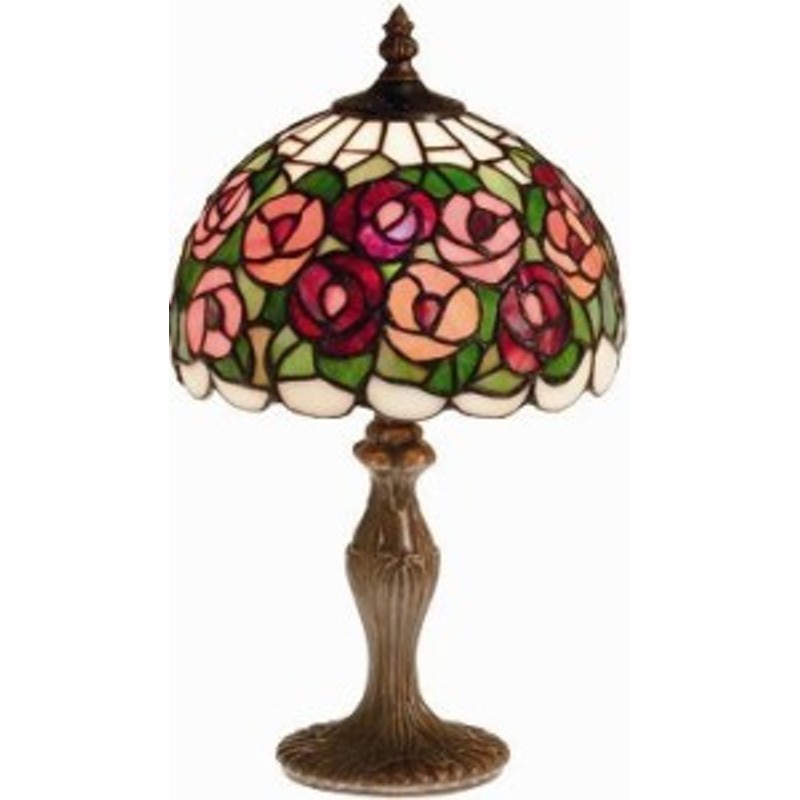 ステンドグラスランプ サークルローズ アンティーク テーブルランプ お花 通販 Lineポイント最大1 0 Get Lineショッピング