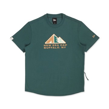 NEW ERA 男女 短袖上衣 OUTDOOR MOUNTAIN LOGO SS26 NEW ERA 松葉綠 NE14891359