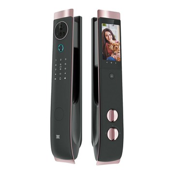 3E小島快鎖 雙鏡頭監視器/掌靜脈/人臉辨識電子鎖(TX)(附基本安裝)