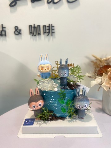 神秘的拉布布 不包含公仔 立體蛋糕 客製化 鑠甜點 6吋蛋糕 蛋糕