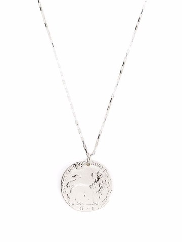 Alighieri - The Snow Lion Medallion necklace - unisex - Sterling Silver - One Size