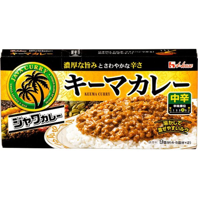 ハウス ジャワカレー キーマカレー 中辛 176g×5個