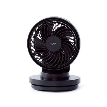 【Solac】 6吋DC無線行動風扇-黑色 SFA-F01