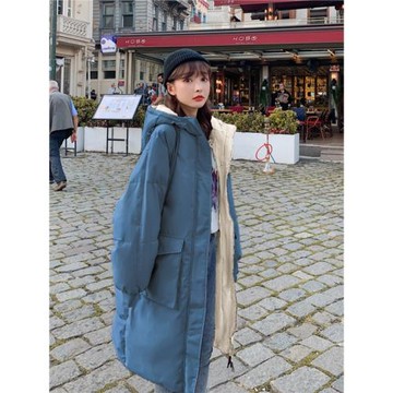 oversize面包服羽絨棉衣棉服女冬季外套中長款厚棉襖2025年新款潮