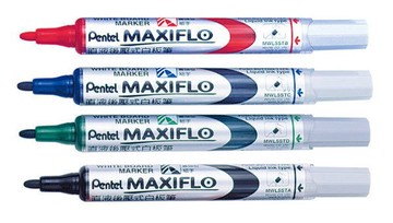 Pentel飛龍 MWL5S 飛龍直液後壓式白板筆(細字)/一盒12支入(定50)【APP滿額下單10%點數(單一帳號最高5000點)】1/31止