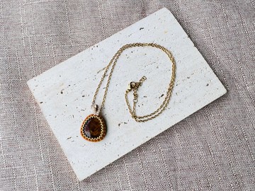 230306 Macrame 彼得石 串珠 頸鍊