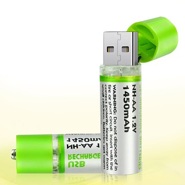 usb充電電池3號電池充電電池 非鹼性 碳鋅電池 環保可重複使用