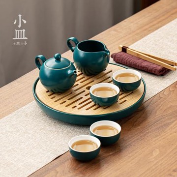 功夫茶具套裝家用客廳辦公輕奢中式簡約現代陶瓷小套小型茶壺茶杯