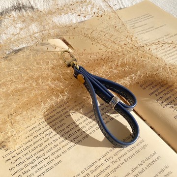簡約鑰匙圈 / 吊飾 - 深藍